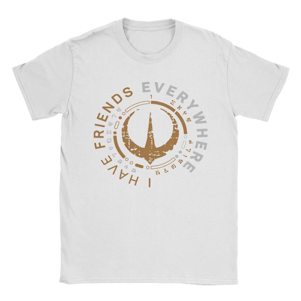 I Have Friends Everywhere Andor  T Shirt  Harajuku T-Shirts Short-Sleeved Tops Summer Pure Cotton Crewneck Plus Size Tees