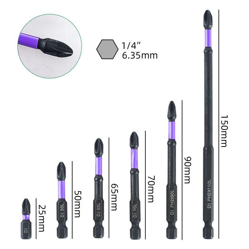 Magnetic Phillips Head Electric Screwdriver Bit