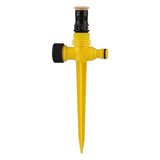 Lawn Sprinkler with Spike Base Ground Insert Water Sprinkler Adjustable Garden Sprinkler