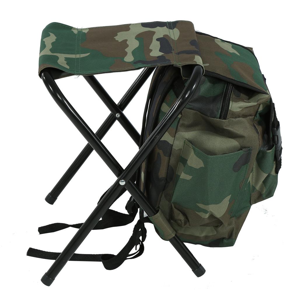 Foldable Outdoor Camping Fishing Stool Convenient Carry Seat With Storage Bag