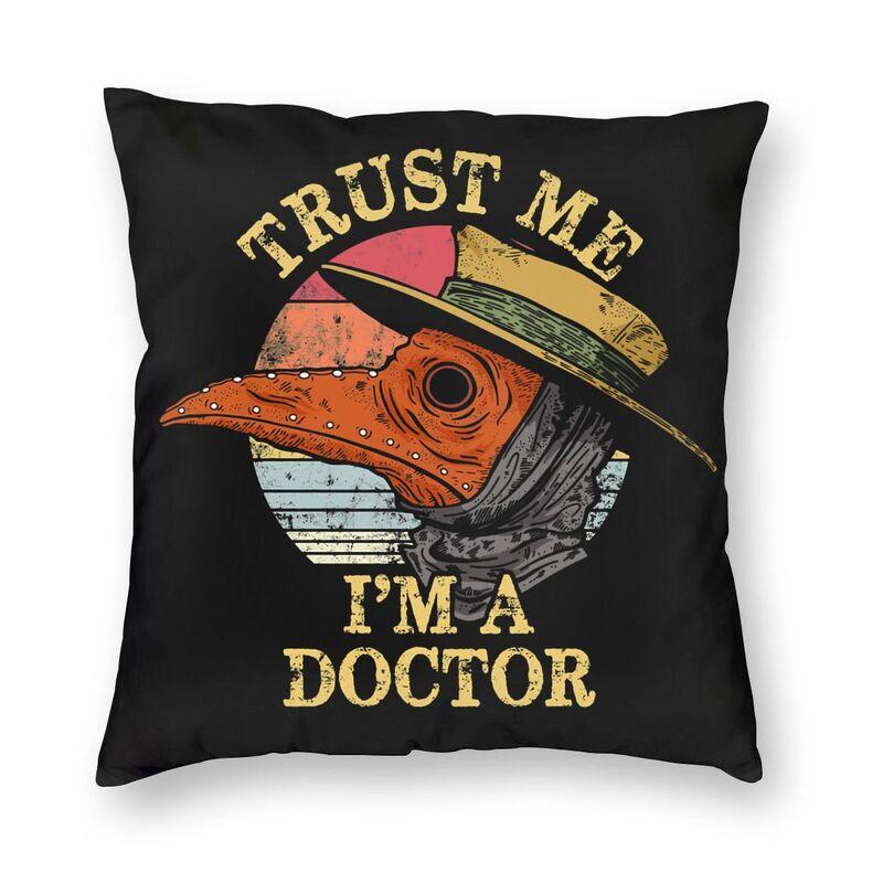 Home Decor Halloween Pillowcase Scary Dr Vampire Print Cushion Cover for Bedroom Living Room 45x45cm Funda De Almohada