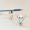 5PCS Anime Raising Hands Dancing Cat Model Cat Ornaments Cat Figures Toys for Children s Room Study Room