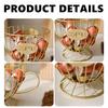 Metal Coffee Capsule Holder Display Rack Coffee Pod Organizer Coffee Shop Bar Display Large Capacity Kitchen Storage Accessories