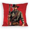 Game Red Dead RRedemption Pillow Case Antidustmite Pillowcase Invisible zipper silky short plush Sofa cushion cover