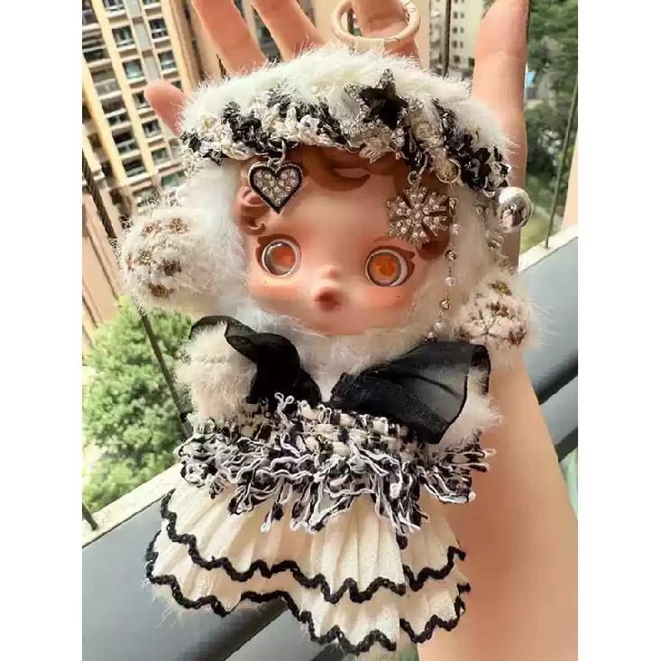 10cm Mini Doll Clothes For Skullpanda V1/V2 L'Impressionnisme Series Princess Dress Replacement Doll Outfit Accessories Gifts