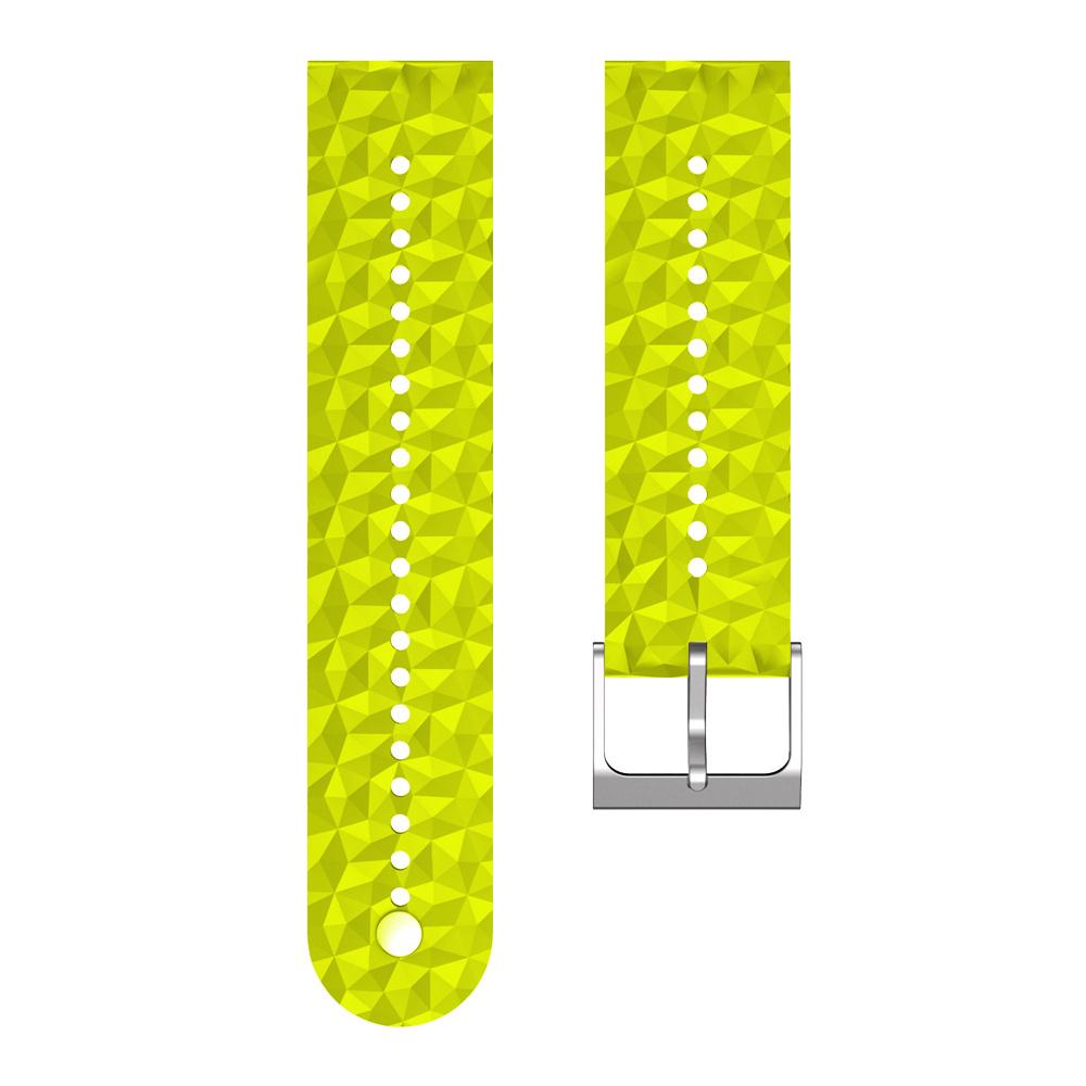 

Сменный силиконовый ремешок для часов Suunto 7 D5, браслет для Suunto 9 Spartan, спортивный ремешок для часов HR Baro, умный ремешок для часов 24mm жёлтый