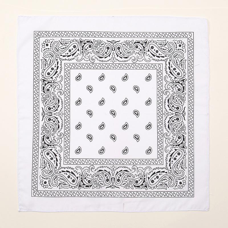 Fashion Bohemian Print Bandana Hair Bands for Women Turban Headband Square Scarf Handkerchief Hair Accessories Bonnet Hijab