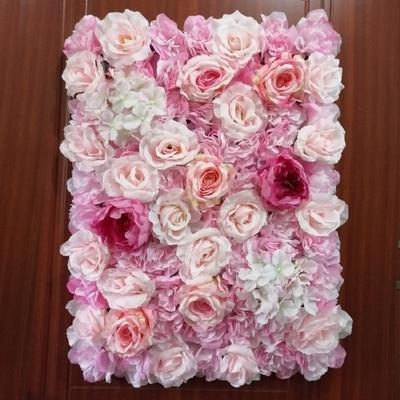 Silk Rose Flower Wall Home Decor Champagne Artificial Flower for Wedding Decoration Flower Wall Romantic Wedding Backdrop Decor