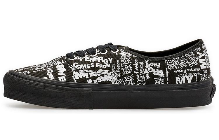 Оригинальные Comme des Garçons x Authentic Vans Lx Graffiti - Black VN0A33TASO7 39