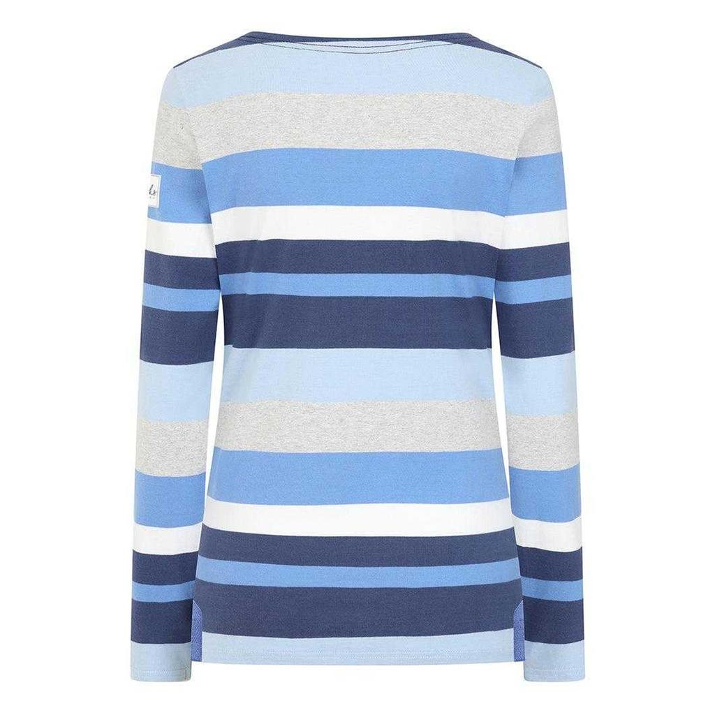 Lazy Jacks Womens/Ladies Multi Stripe Breton Top