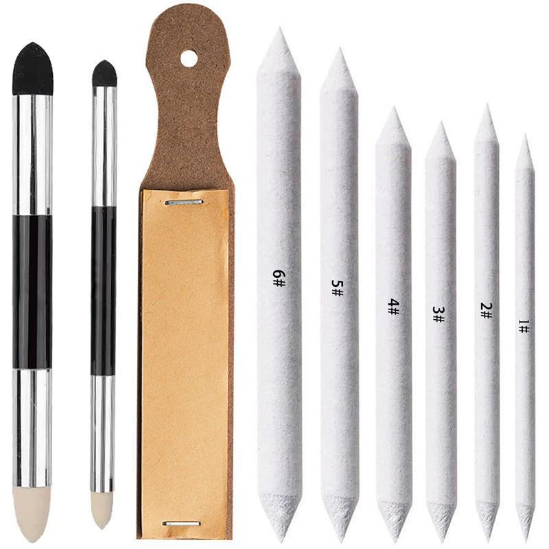 Professional Sketching & Blending Stump and Eraser Set