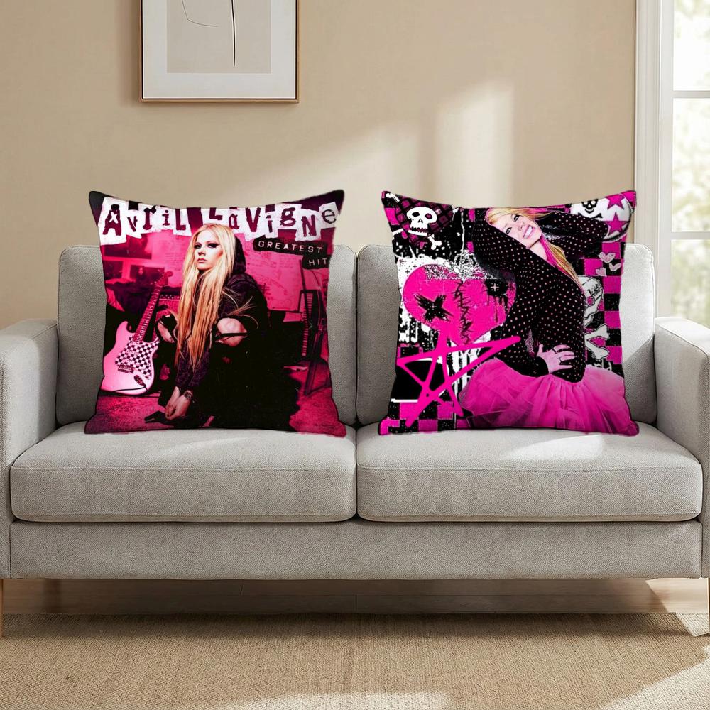 A-Avril Ramona Lavigne Kissenbezug Mehrzweck-Kissenbezug für Zuhause & Auto - Wendbar, Weich & Langlebig für den täglichen Gebrauch