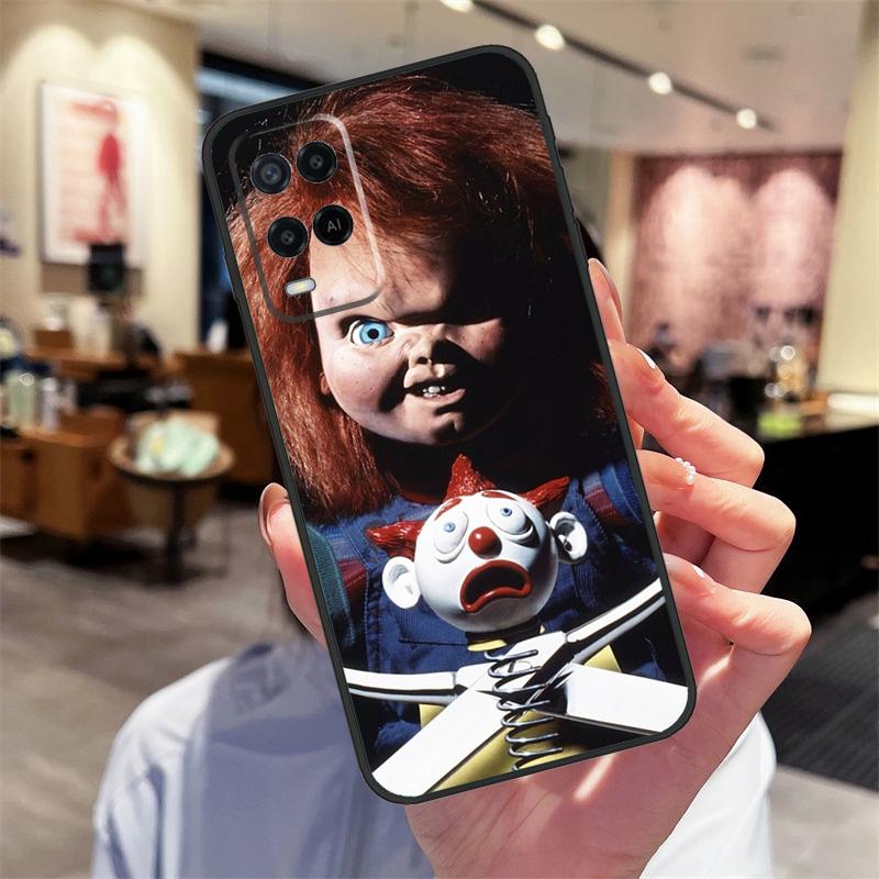 Scary Chucky Doll Horror Movie Case For OPPO Find X5 Pro X3 Lite A15 A16 A52 A72 A5 A9 A31 A53 A83 A93 A94 A74 A54 Cover