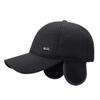 Thick Ear Protection Hat Men's Warm Baseball Cap Autumn Winter Middle-Aged Outdoor Cap