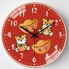 8-inch 20cm Chinese Style Tiger Year Wall Clock Living Room Home New Chinese Creative Clock Silent Hanging Clock