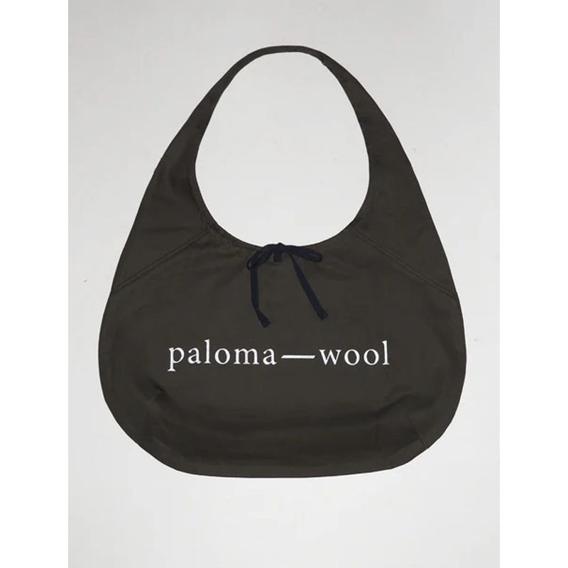 

Paloma Wool 2024 New Women s Clothes 10 Th Anniversary Year Cotton Print Shoulder Tote Bag Army Green