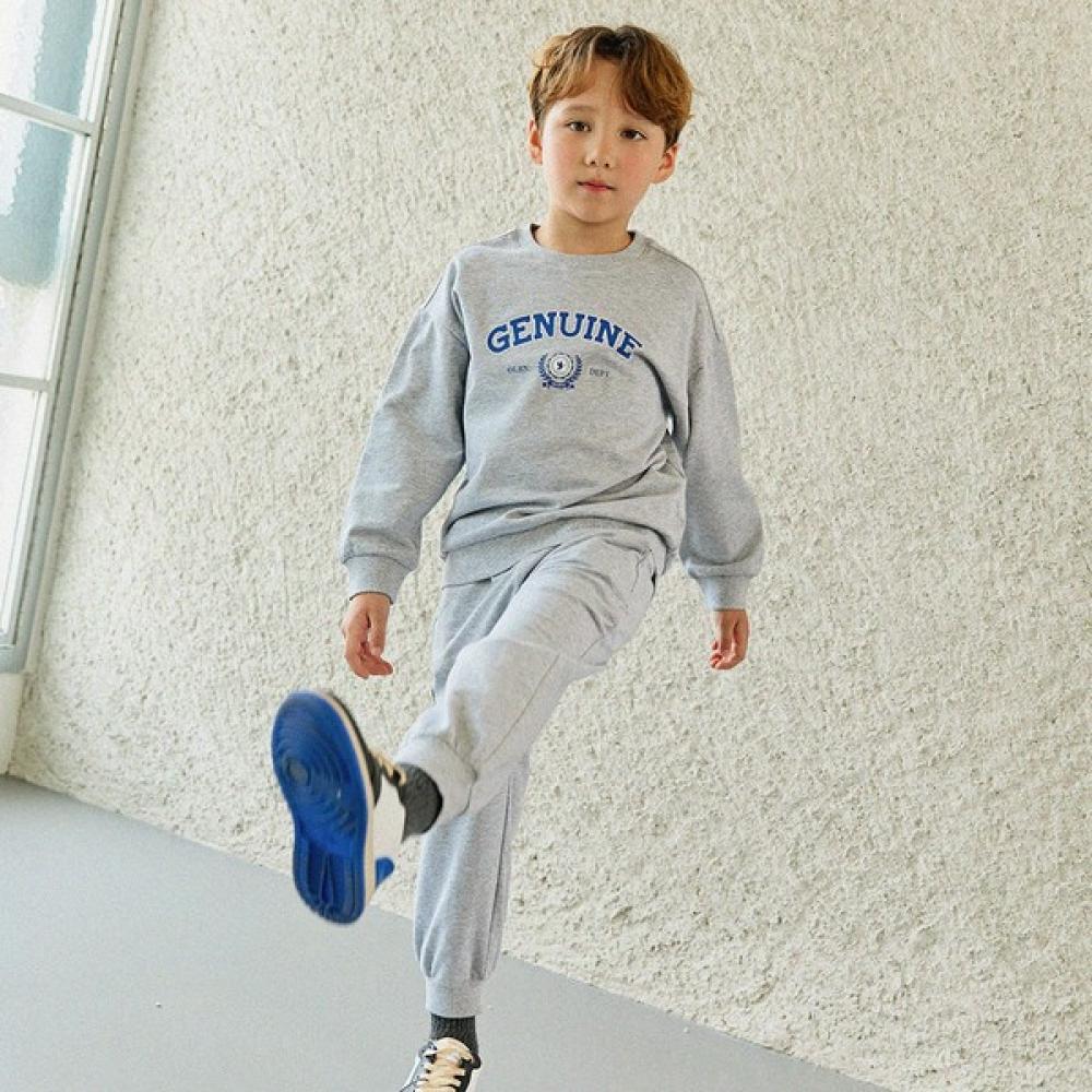 

Оливан Свитшот с логотипом-аркой и низ Серый Grey/160