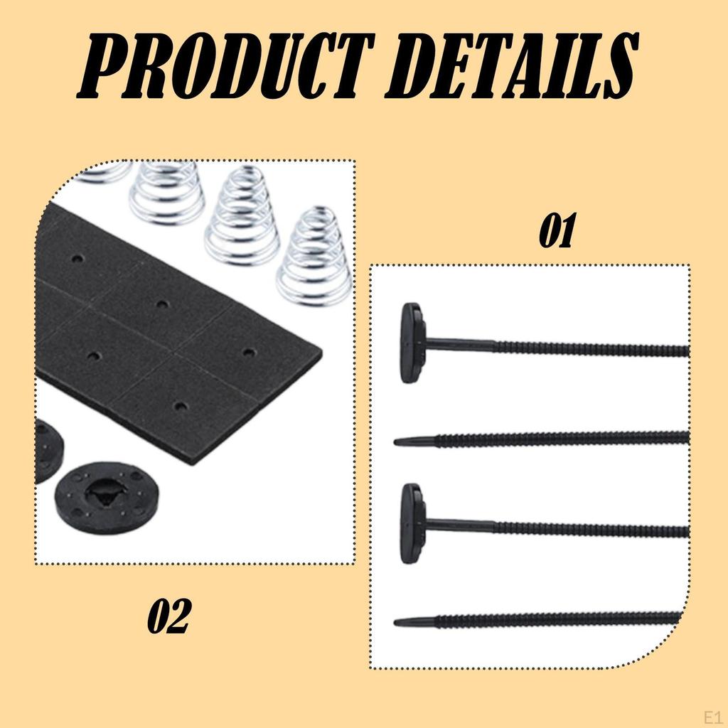 Car Electric Radiator Fan Mounting Kit DIY Upgrade Portable Carbon Steel and PP Material Modified