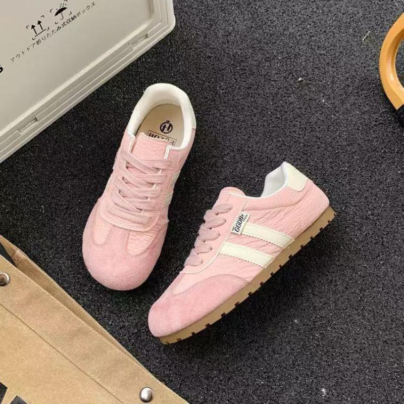 

Розовые женские туфли осень новые весна универсальные на тонкой подошве легкие повседневные спортивные кеды 41 розовый