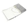 Double Opening Necklace Box Elegant Pearl Necklace Organizer Heart Shaped Jewelry Case Soft Portable Storage Bag For Wedding