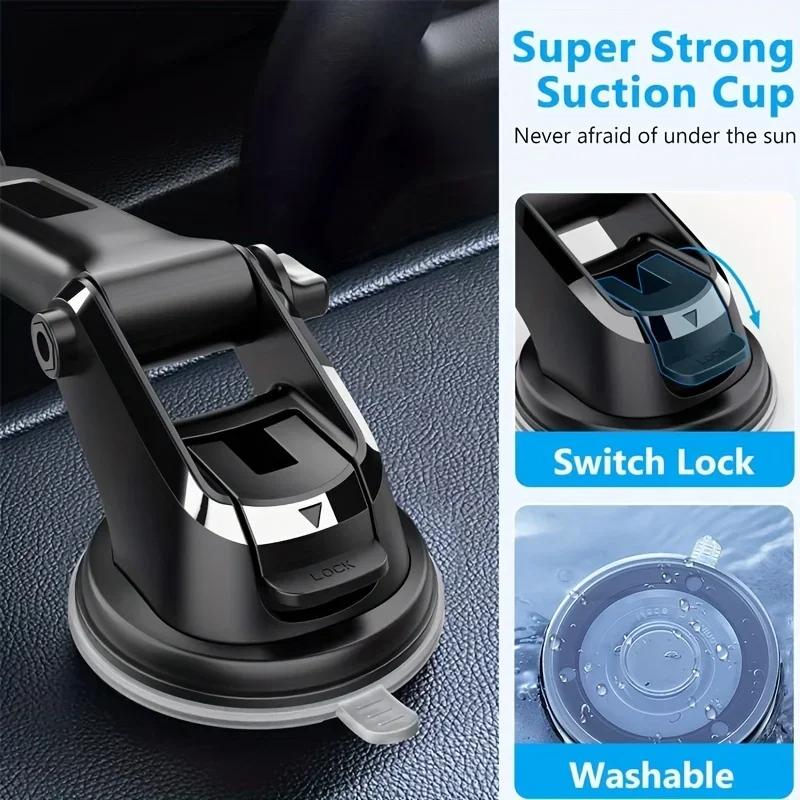 Universal Sucker Car Phone Holder 360° Windshield Car Dashboard Mobile Cell Support Bracket for Smartphones Worldmuma NEW