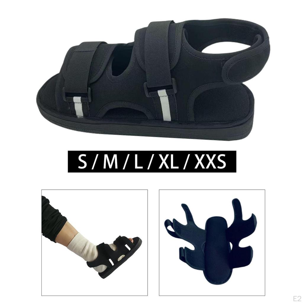 Post OP Shoe Foot Cast Fracture Fixed Shoes Braces Protection Adjustable