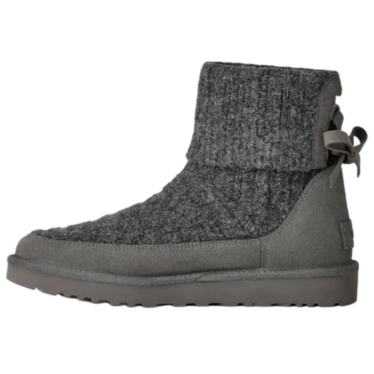 UGG Mini Cabelle Warm Versatile Slip-On Snow Boots Women boots Gray 1174578-MNGRY