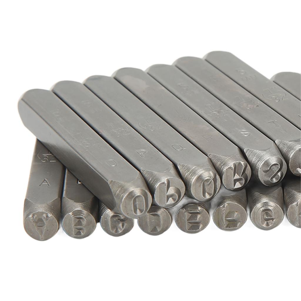 Letter Punch Set 27 Letters High Strength High Carbon Steel Metal Letter Stamp Set for Jewelry Artwork