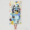 Cartoon cute B-Bluey Towel Drying Bath Towel Applicable To Light Swimming Camping Yoga Beach Out
