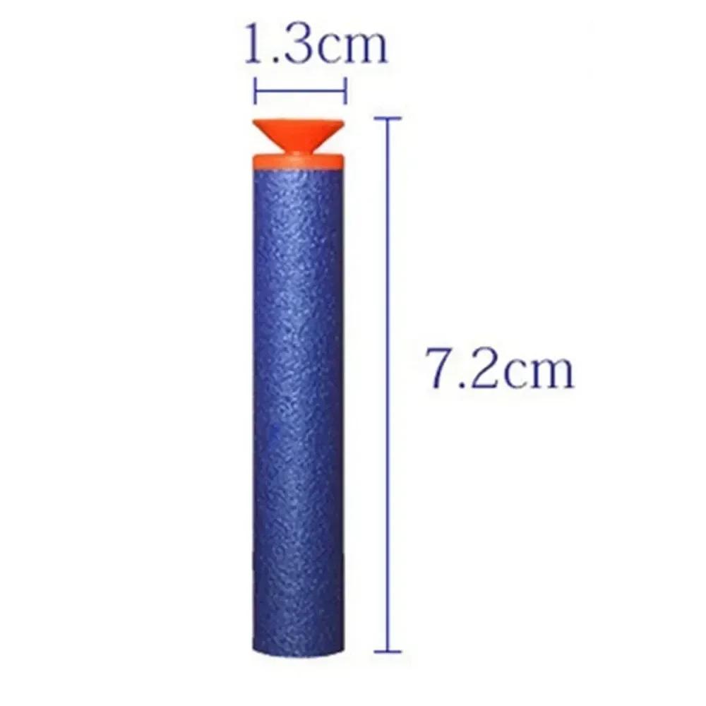 New Sucker Darts Bullets 100pcs 7.2cm Foam Bandolier Accessories For N-strike Elite Series Safe Toy Parts Kids Outdoor Toys