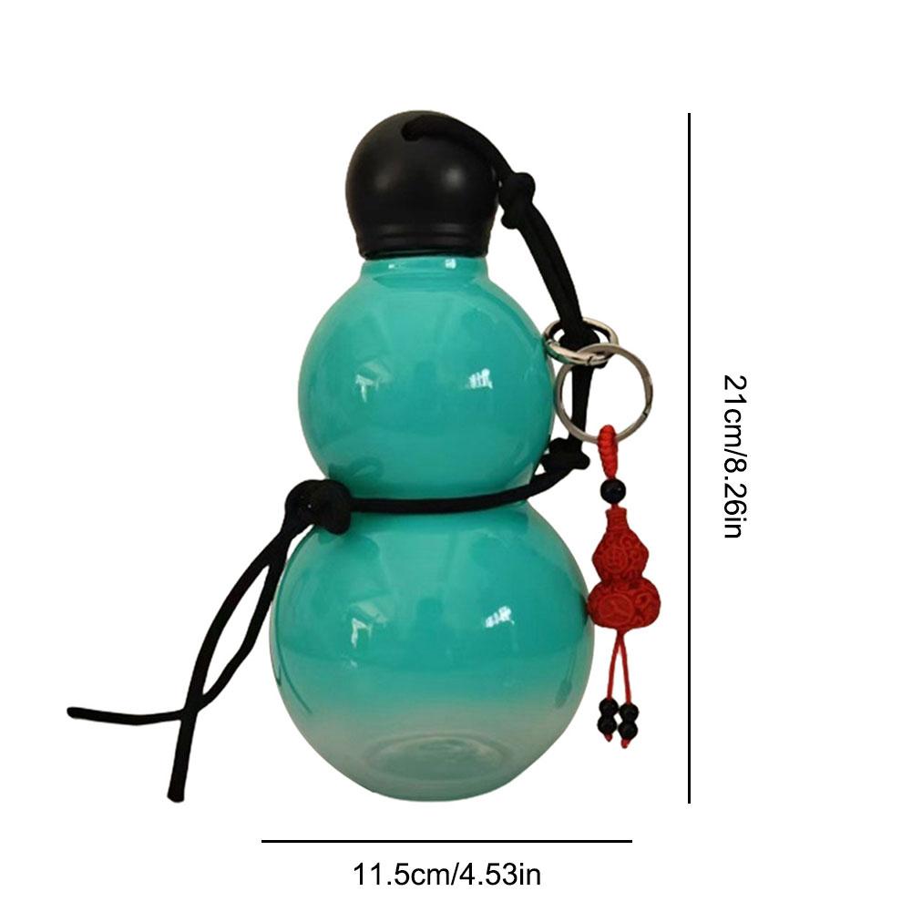 Chinese Retro-Inspired Gourd Water Bottle Gourd Sports Water Bottle 800ML Large Capacity Travel Water Bottle Gifts for Game Fans