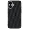 ABEEL For iPhone 17 Magnetic Case Carbon Fiber Texture TPU PC PU Phone Back Cover