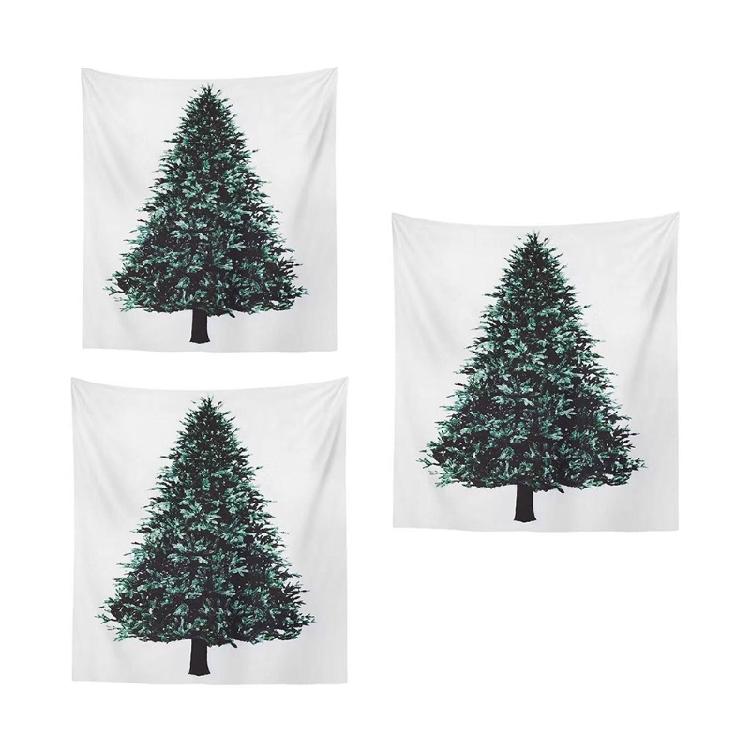 Christmas Tree Tapestry Birthday Wedding Party Dining Room Decor Supplies
