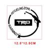Car Badge Vinyl Reflective Fuel Tank Cap Stickers Decal Accessories for Toyota TRD E150 E120 Land Cruiser 200 Chr Corolla Yaris Rav4