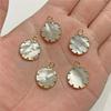 2pcs/Set New Natural Mother-of-pearl Shell Pendants Reiki Heal Charms for Summer Fashion Boho Jewelry Making Necklace Earrings