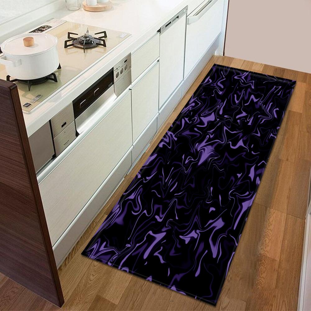 Eingangstürmatte, Küche, Schlafzimmer, Teppich, rutschfester Boden, Flurteppich, modernes Druckmuster, Bodenmatte
