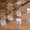 5ml/10ml/15ml/l/20ml/Glass Bottles with Aluminium Lids Small Mini Glass Jars Small Glass Bottles with
