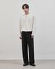 WORK ON BODY OFF Rested Semi-Overfit Henley Neck Knit (4 Colors)
