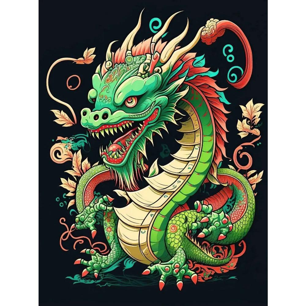 DIY Full Round Diamond Painting Cross Stitch 3D Art Style Home Scene Animal Decorative Diamond Painting 5d Diamond Art Painting