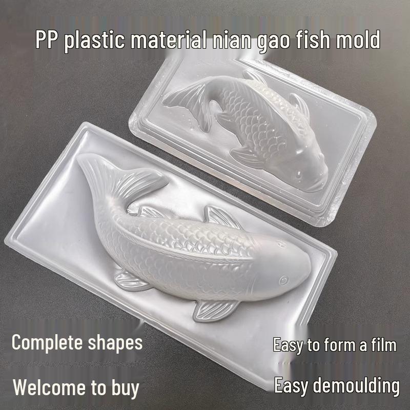 Fish-Shaped Plastic Mold for Rice, Cake, Jelly, Chocolate, and More