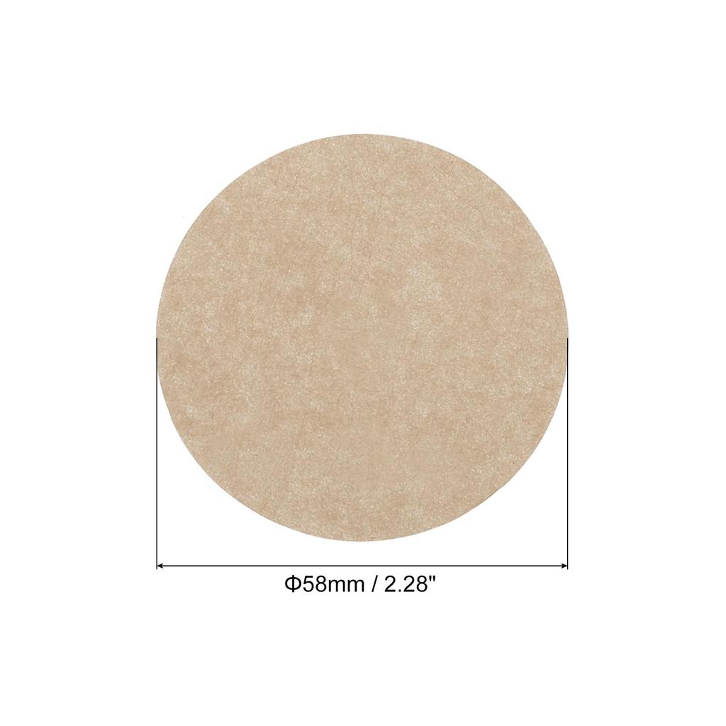 PATIKIL Disposable Round Brown Paper Filters for Mocha Pots, 2.28-inch OD, Espresso Maker, Cafe, Office Use, Pack of 600