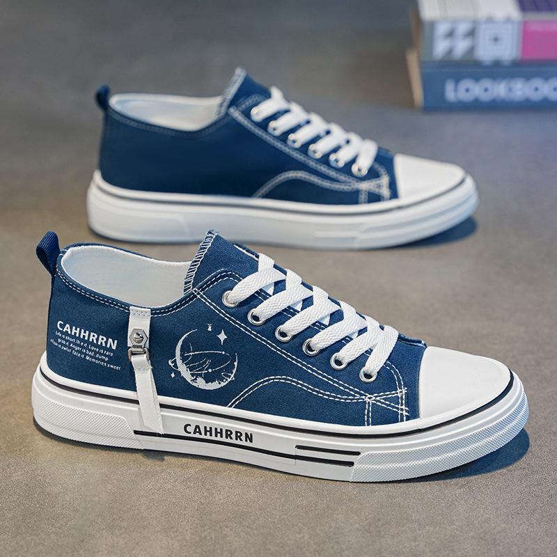 Herrskor i canvas Andningsbara Original Board Shoes Student Klassiska Tygskor Lågskor