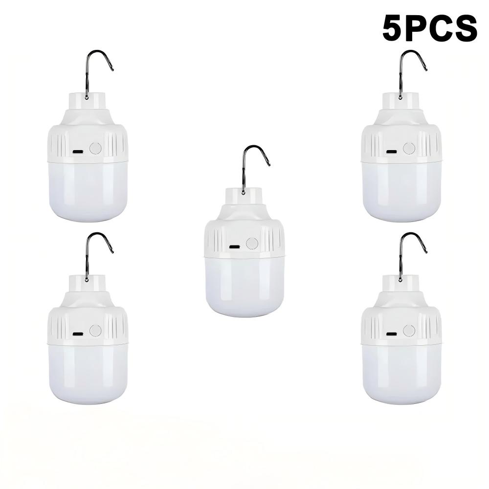 1-10PCS USB Rechargeable LED Camping Light Waterproof Portable High Power Outdoor Lantern for Hiking BBQ Emergency Hunting