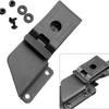 1 Set 360° Rotatable Universal KYDEX Knife Sheath Waist Clip Lightweight Wear Resistant Holder for Outdoor EDC Use
