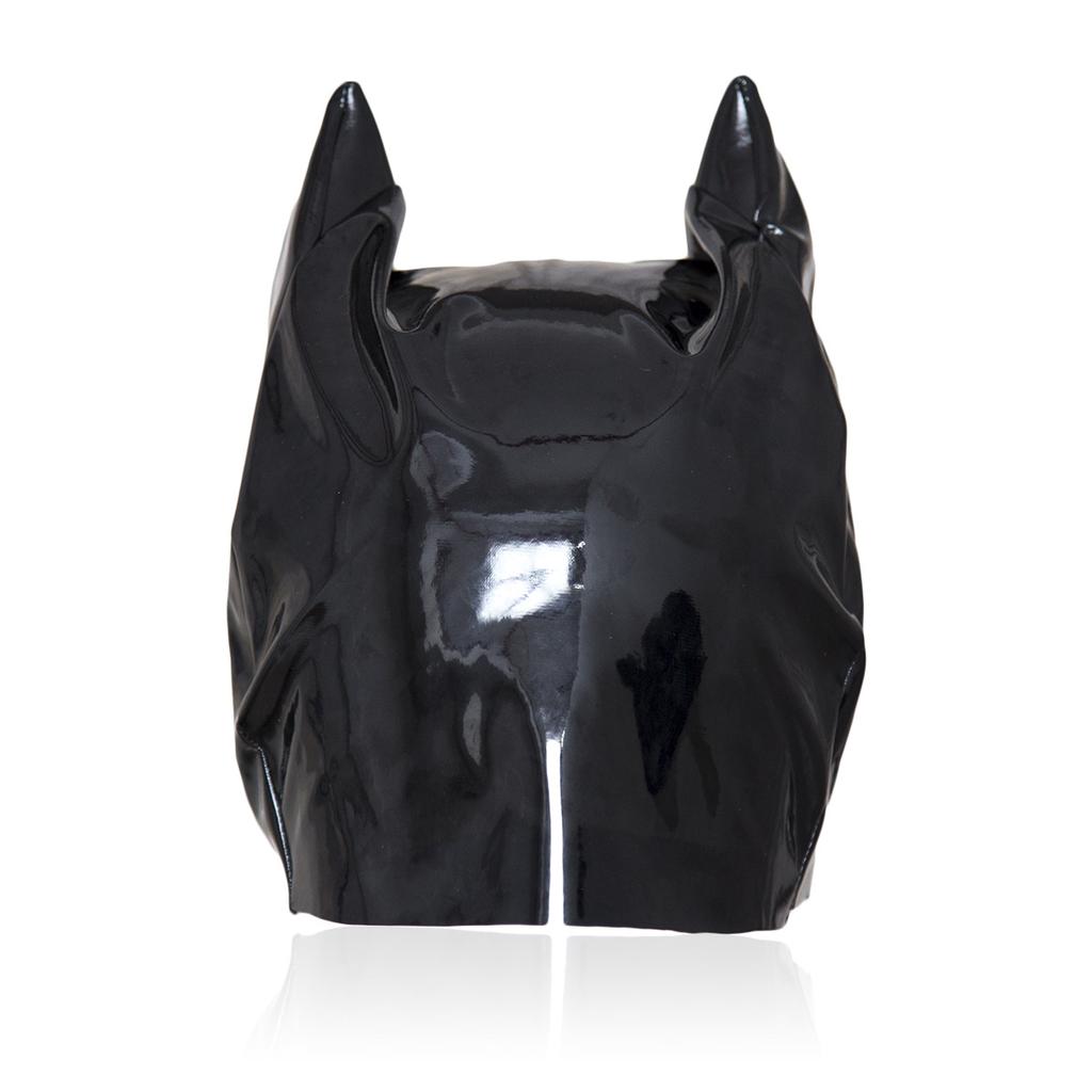 Sexy Mask Womens Tempting Half Face Headgear Cat Ears Masks Leather Face Mask Hood Catsuit Accessory Halloween Cosplay Props