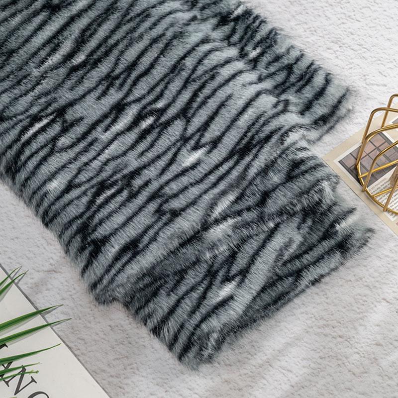 50X160Cm Tkanina Imitacja Futra Norki Nadruk Jelenia Zebry Leoparda Rękodzieło Odzież Torba Lalka DIY Ekologiczna Sztuczna Tkanina Futerkowa