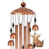 Highland Kuh Windspiel Außen Beruhigender Melodischer Ton Metall Handwerkskunst Garten Windspiel Außendekor Garten Terrassendekor