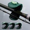 1/2/4Pcs Upgrade Fishing Rod Holder Fixer Clip With Hooks Magnetic Portable Fishing Rod Bundling Clamp Fixer Fishing Tools