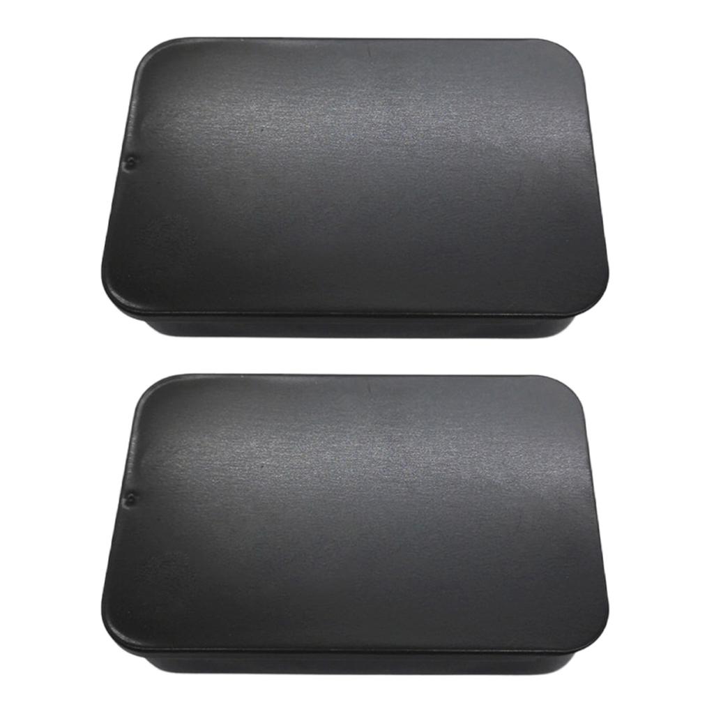 Pack of 2 Portable Sturyd Iron Sliding Lid Containers Accessory for Small Items Storage In Bedroom or Office Supplies