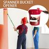 Aluminum Alloy Metal Bucket Opener Buckets Lid Wrench Gallon Bucket Opener For Pail Paint Barrel Lid Can Opener Removal Tool